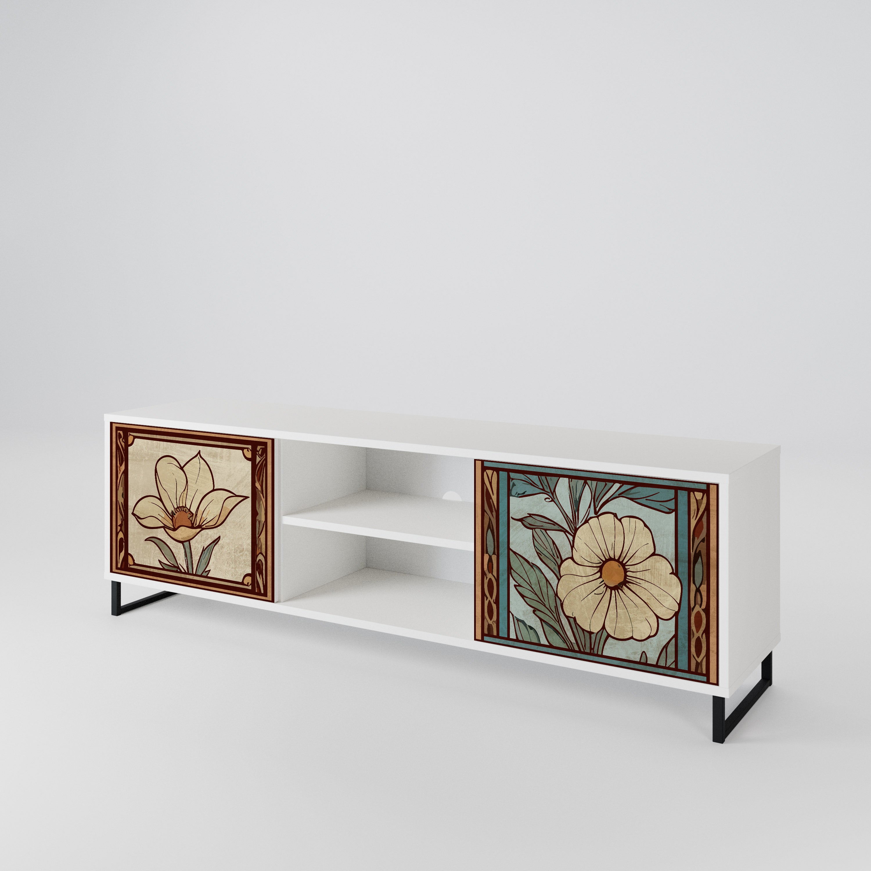 TIMELESS FLORA 2-türiges TV-Lowboard