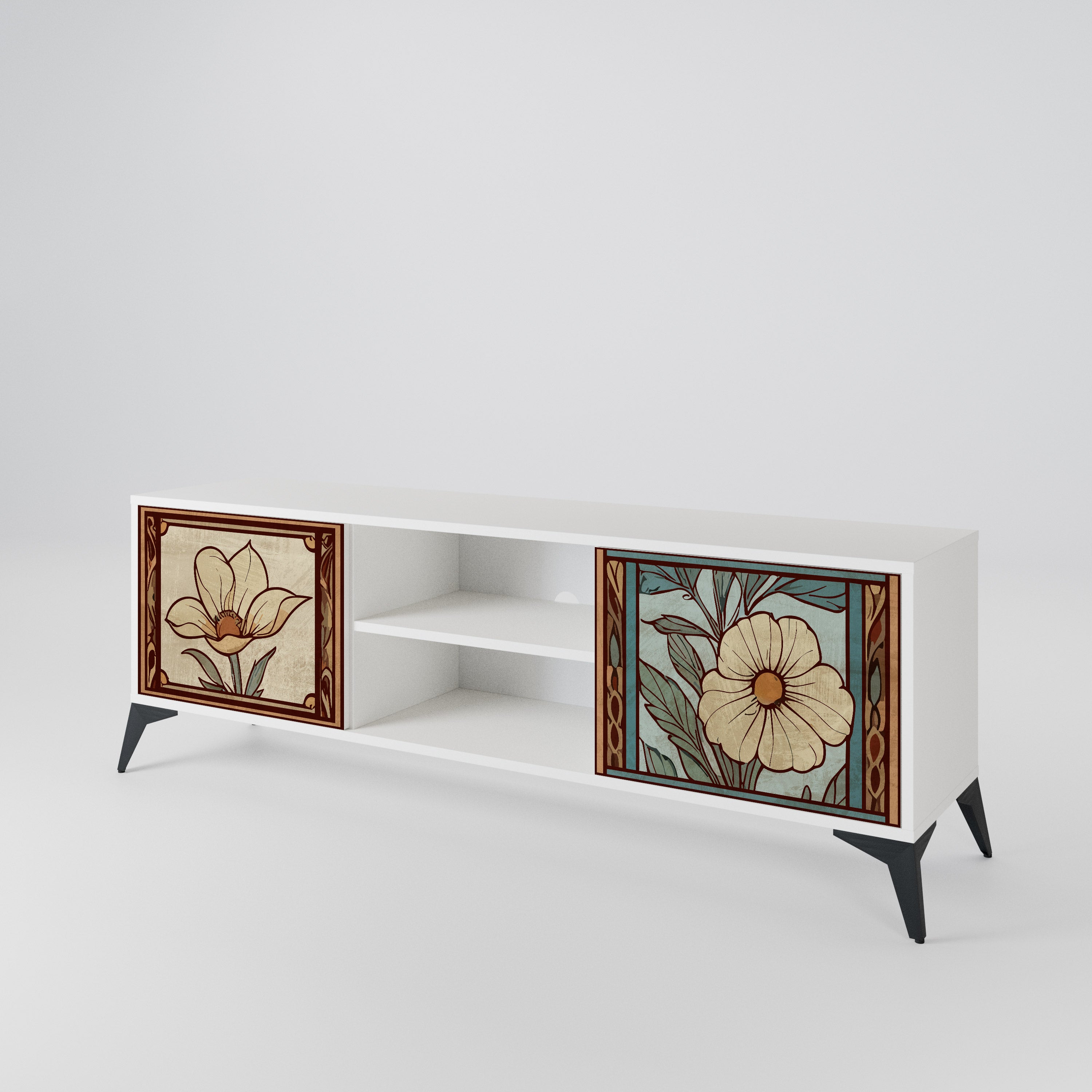 TIMELESS FLORA 2-türiges TV-Lowboard
