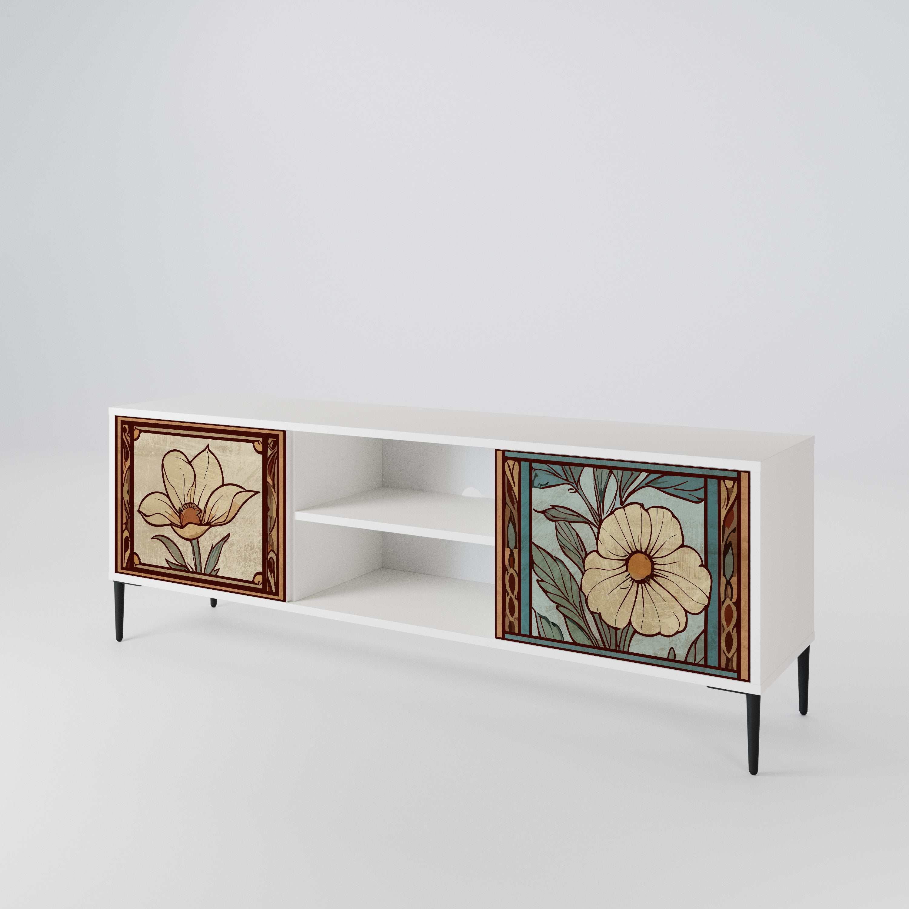 TIMELESS FLORA 2-türiges TV-Lowboard