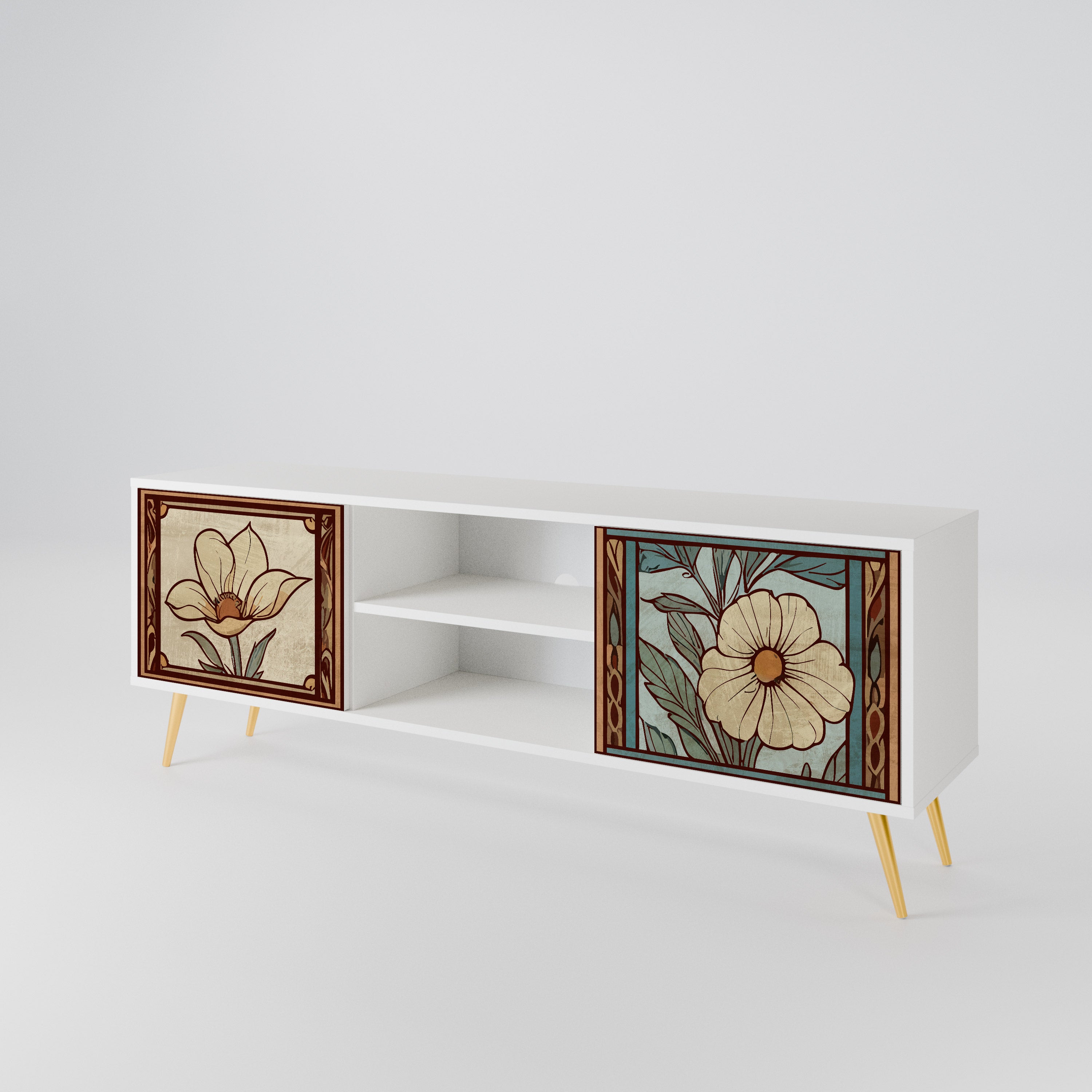 TIMELESS FLORA 2-türiges TV-Lowboard