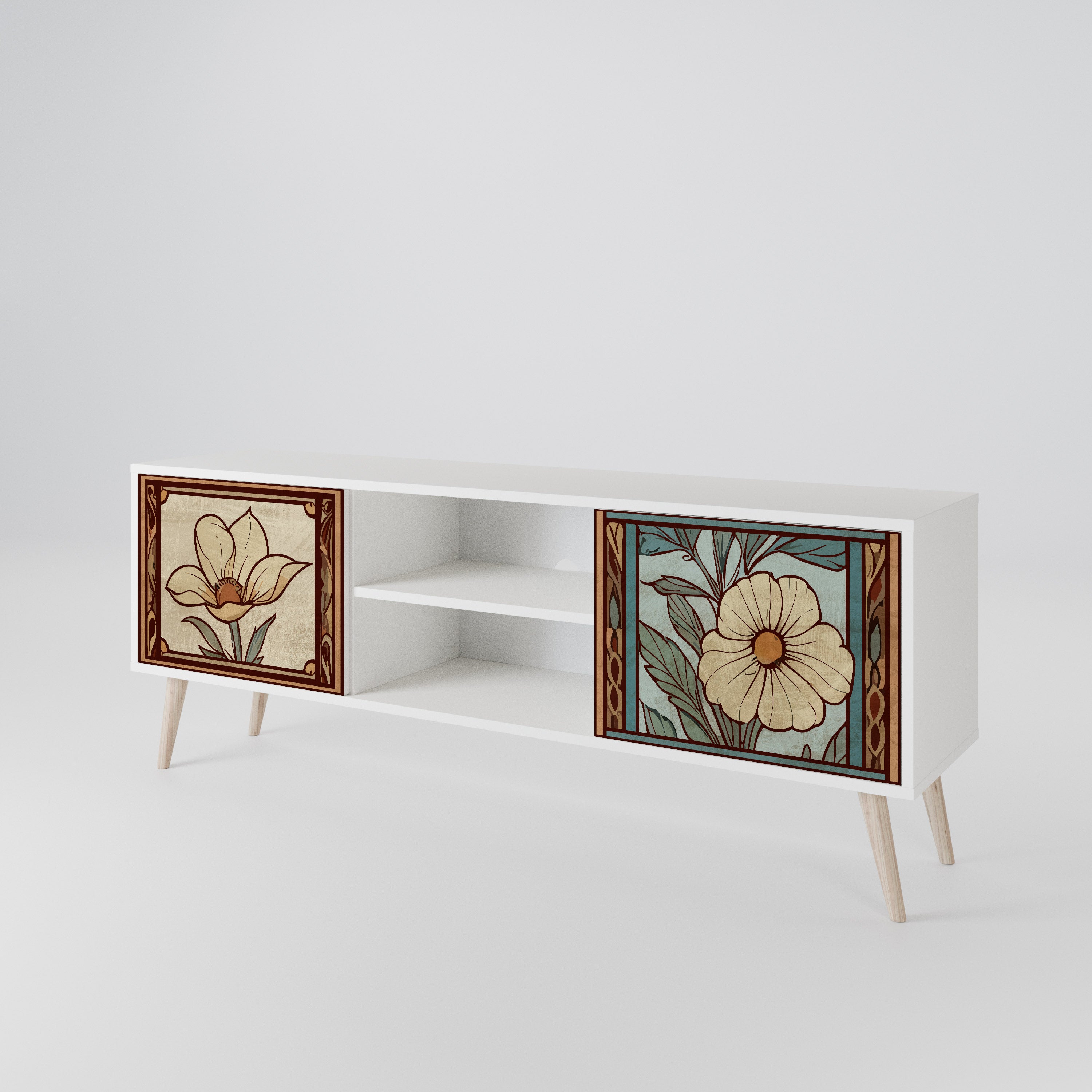 TIMELESS FLORA 2-türiges TV-Lowboard