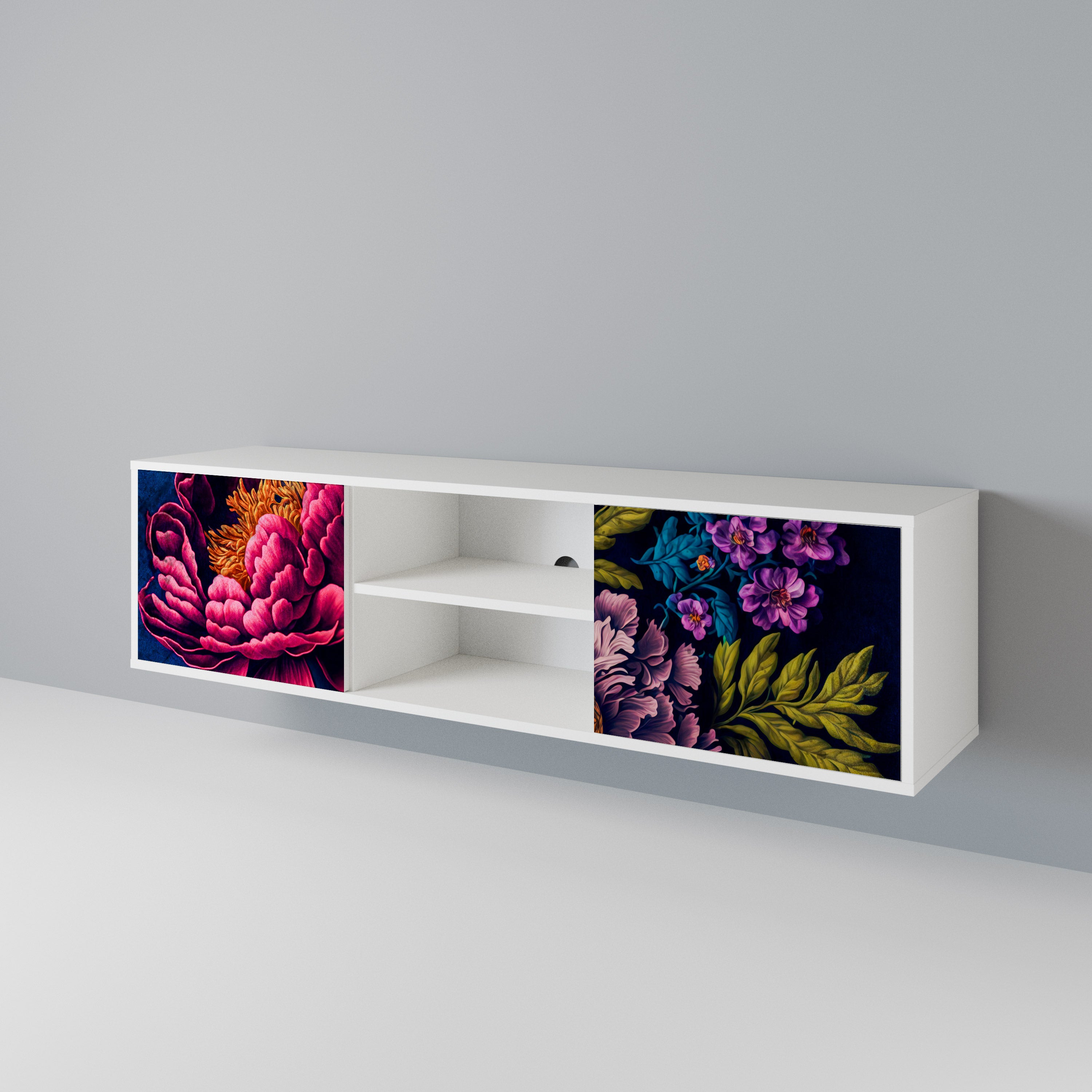 BLOOMING ELEGANCE 2-türiges TV-Lowboard