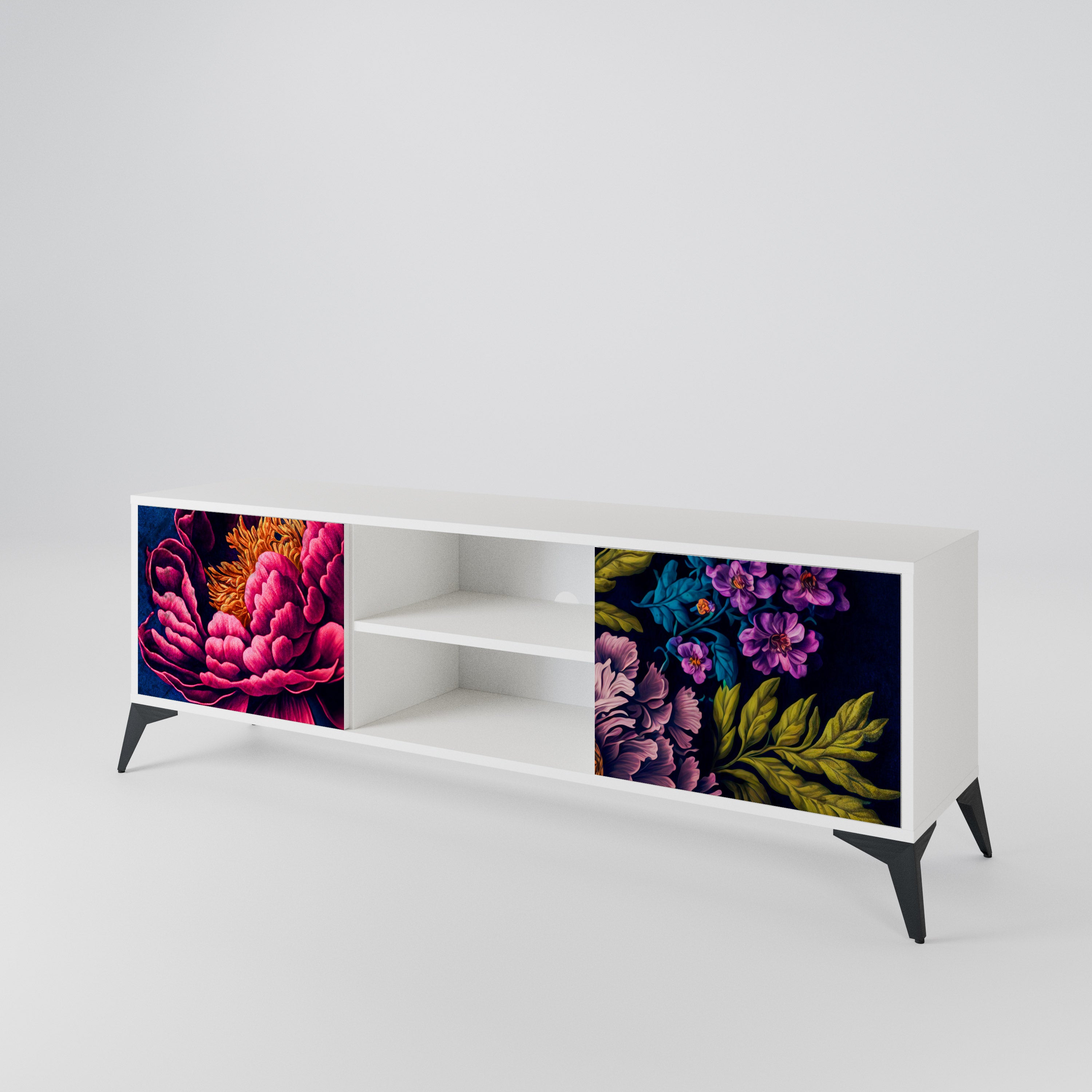 BLOOMING ELEGANCE 2-türiges TV-Lowboard