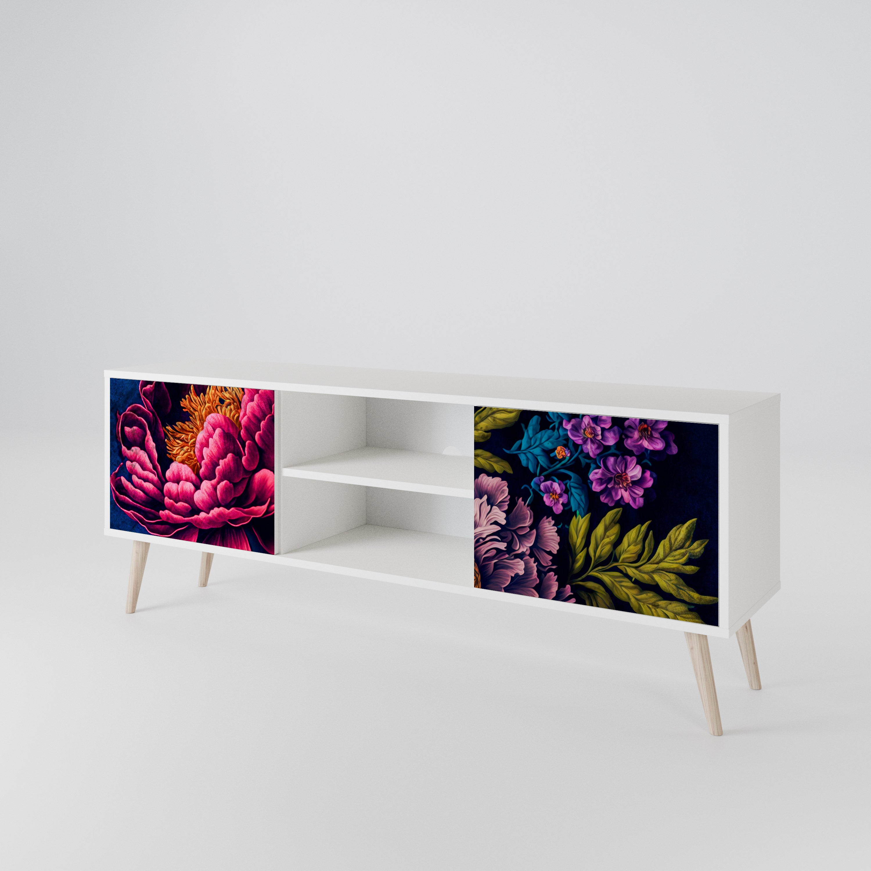 BLOOMING ELEGANCE 2-türiges TV-Lowboard