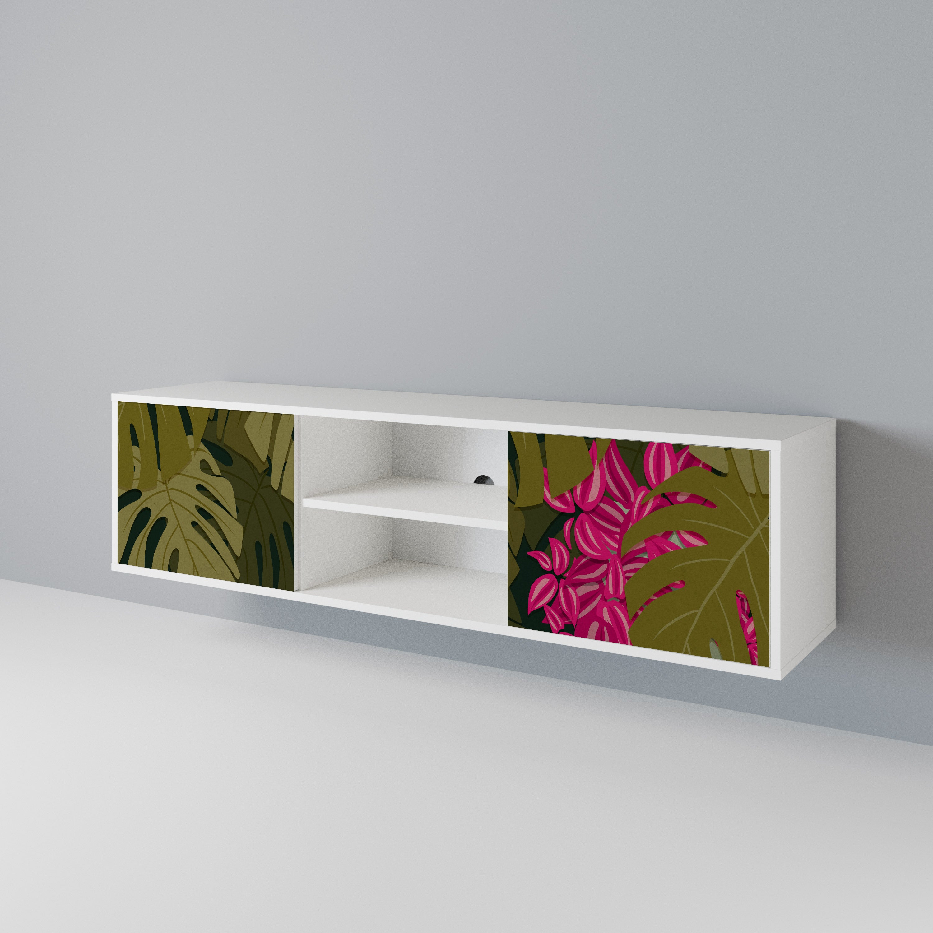 TROPICAL BEAUTY 2-türiges TV-Lowboard