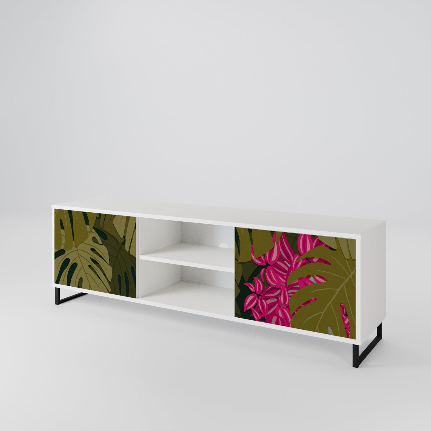 TROPICAL BEAUTY 2-türiges TV-Lowboard