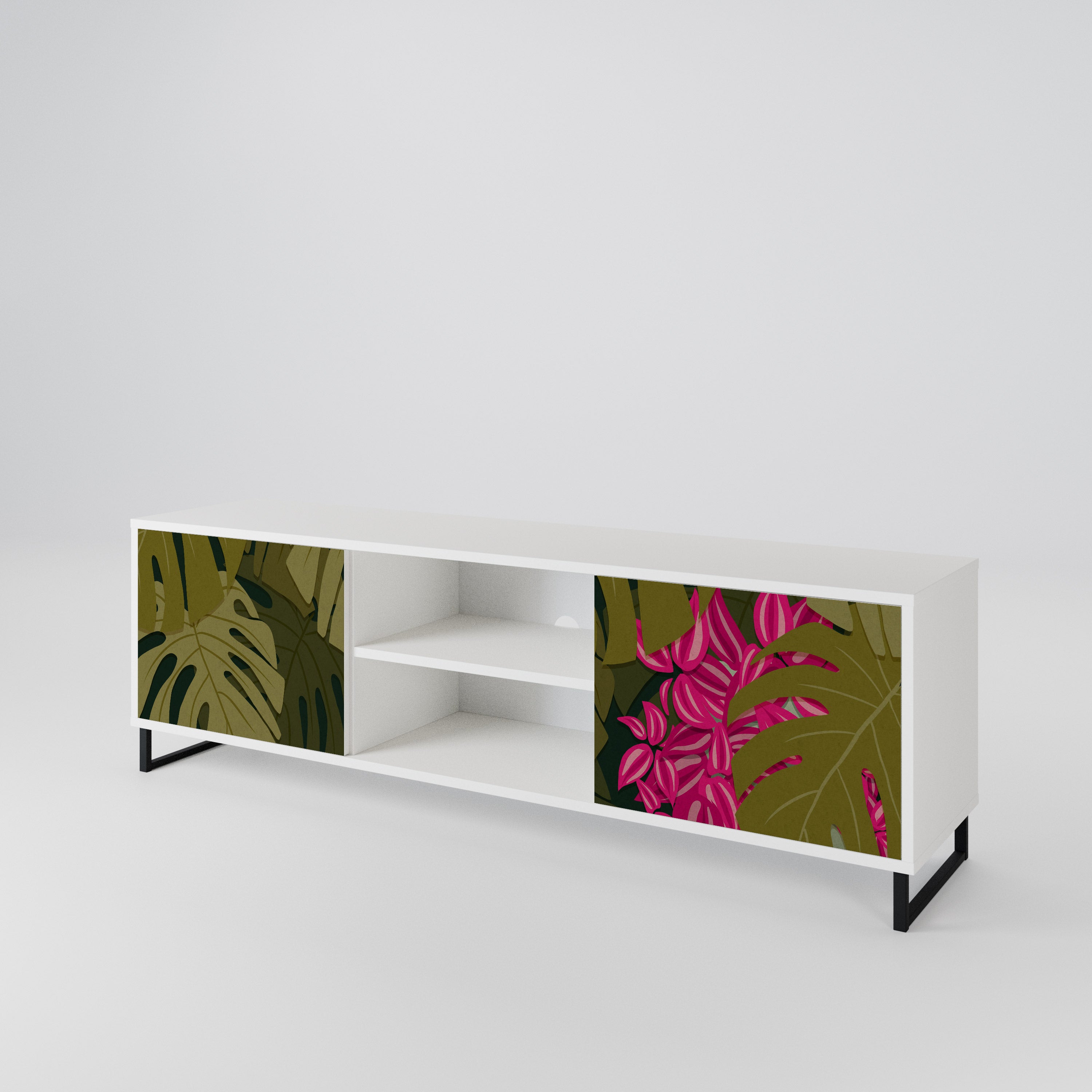 TROPICAL BEAUTY 2-türiges TV-Lowboard