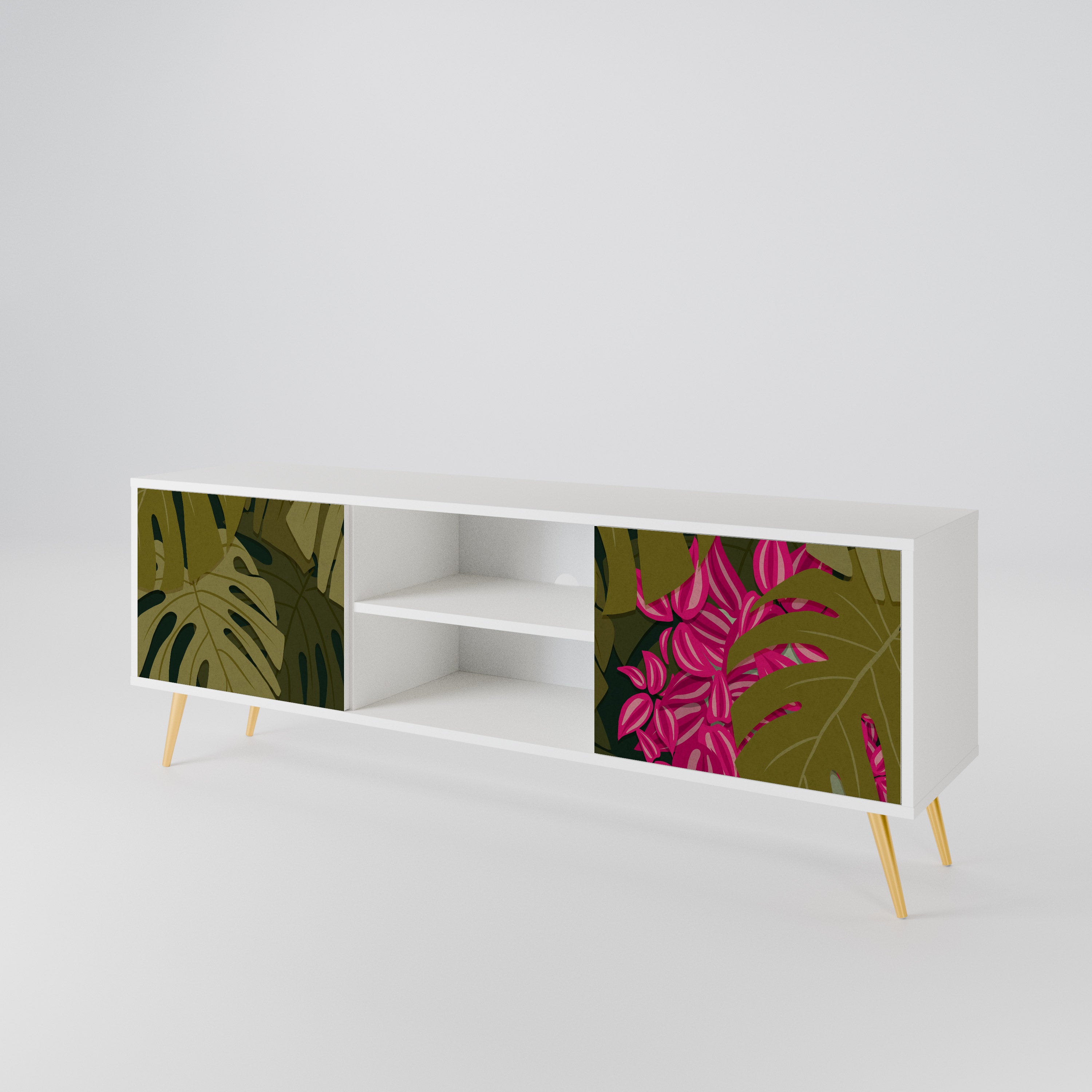 TROPICAL BEAUTY 2-türiges TV-Lowboard