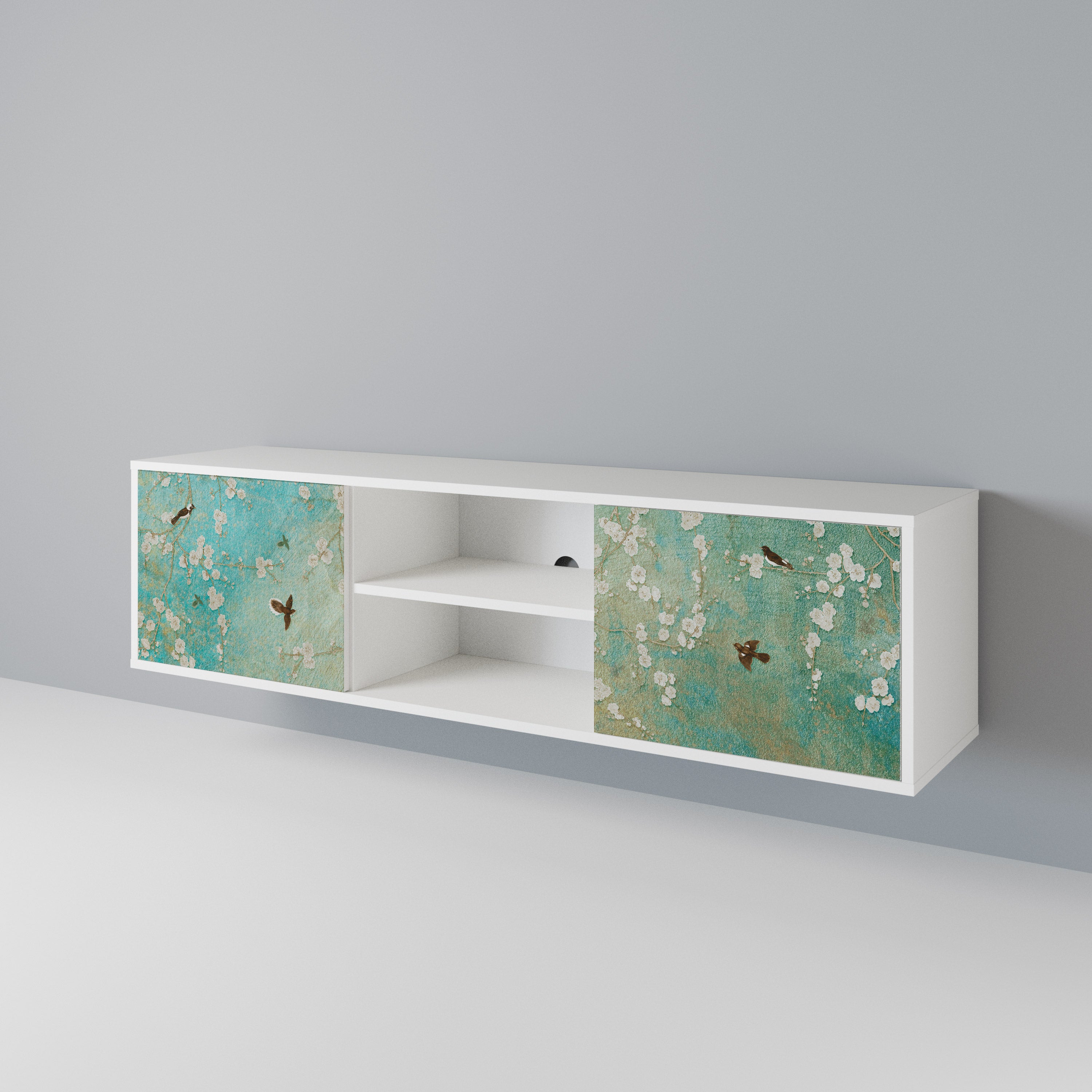 BLOOMING CHARM 2-türiges TV-Lowboard