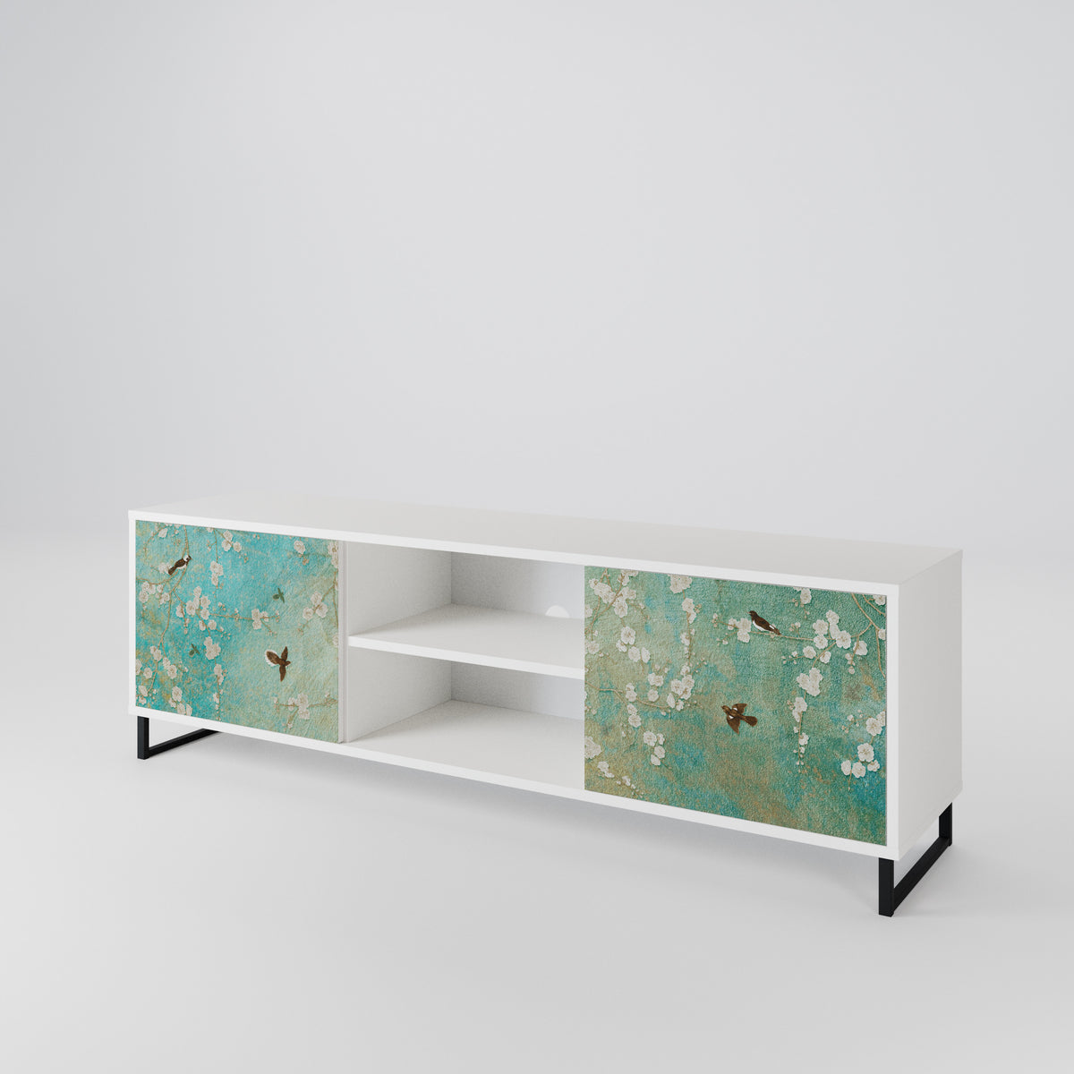 BLOOMING CHARM 2-türiges TV-Lowboard