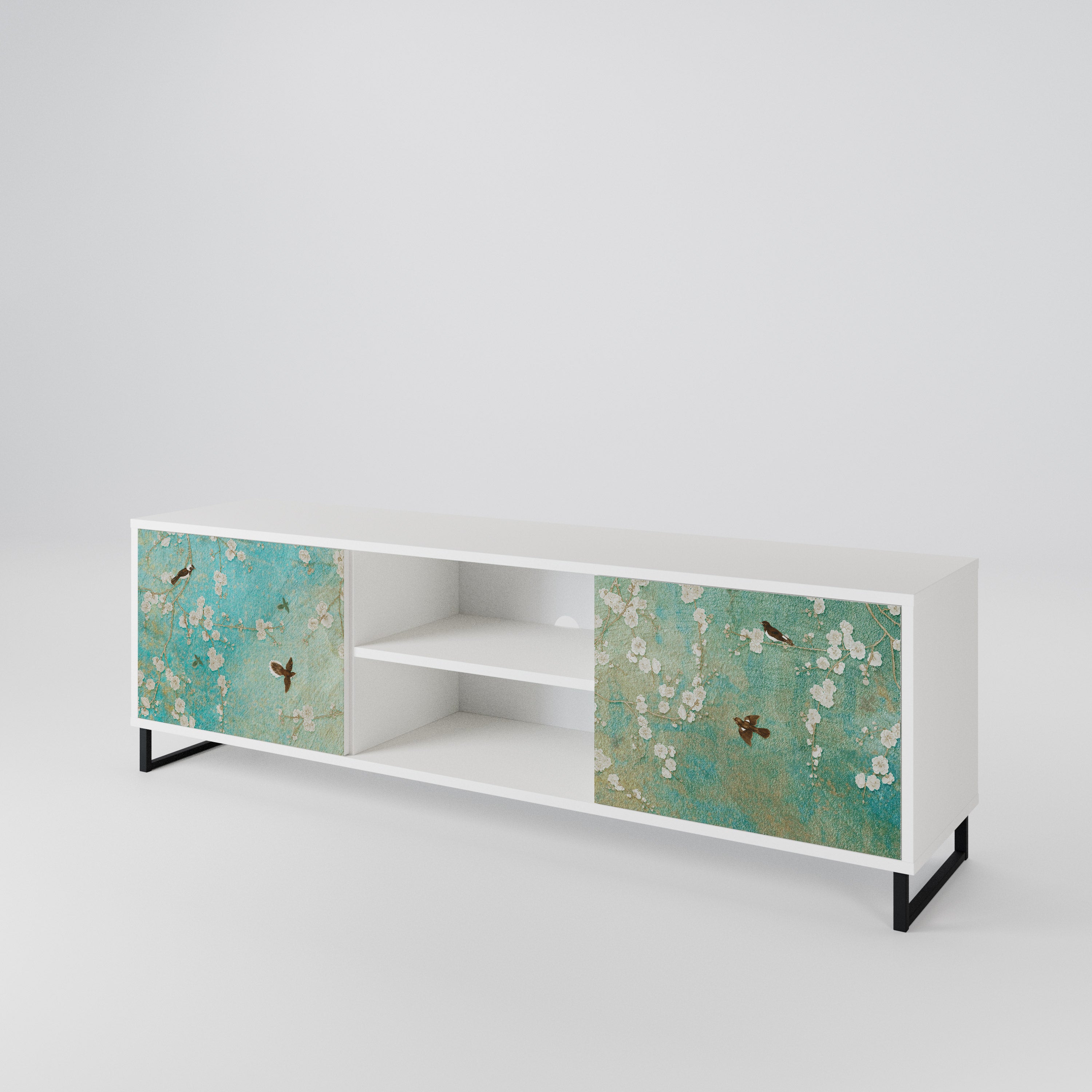 BLOOMING CHARM 2-türiges TV-Lowboard