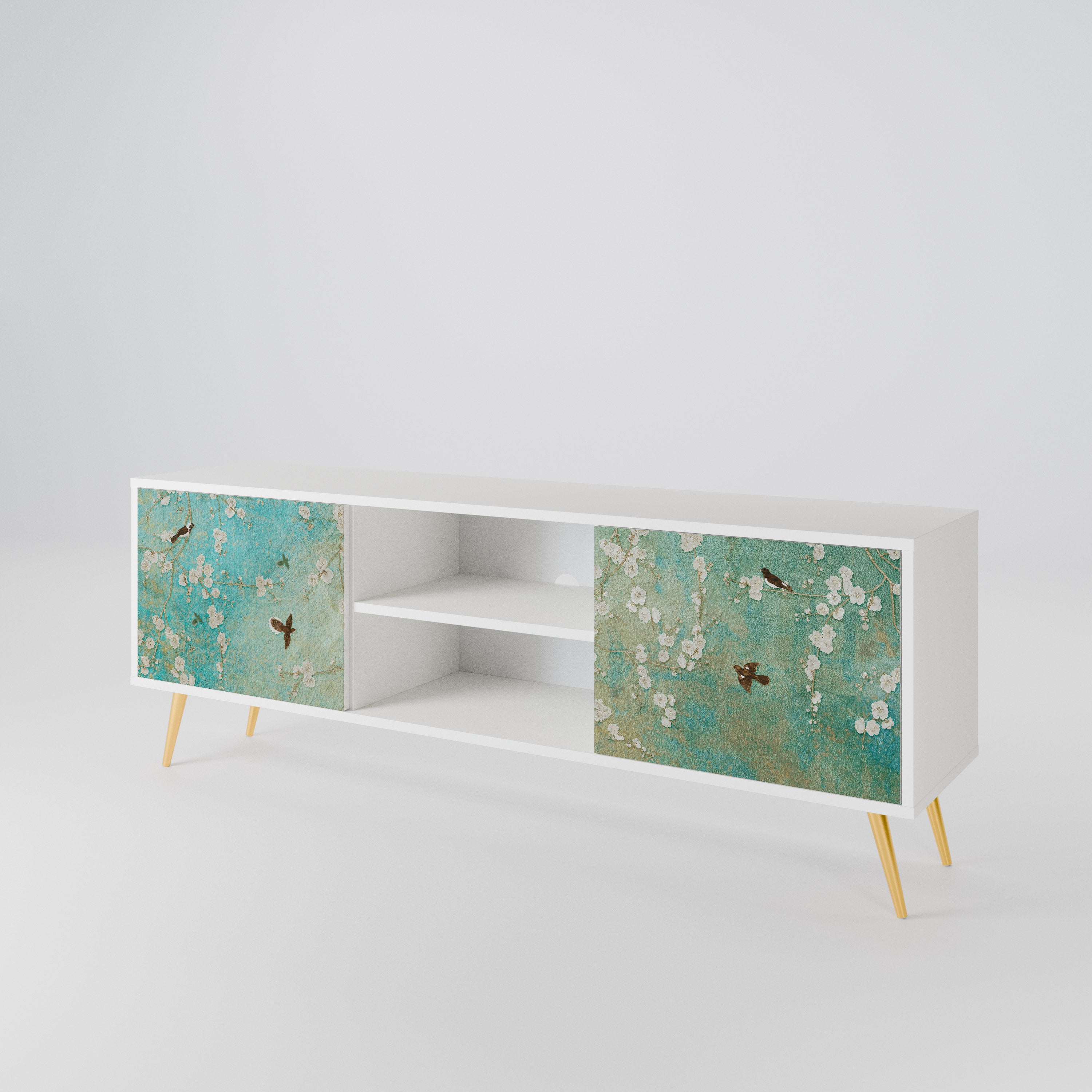 BLOOMING CHARM 2-türiges TV-Lowboard