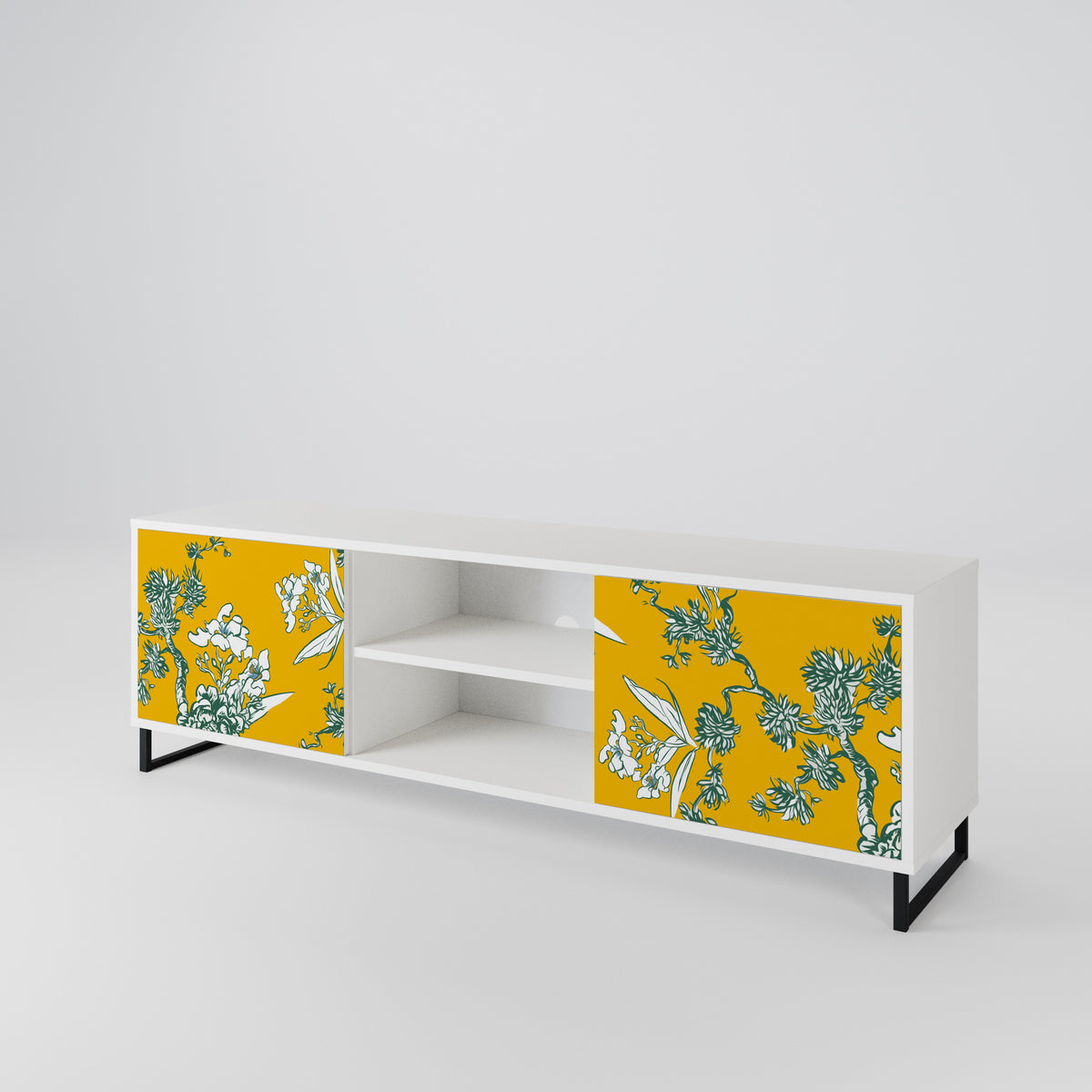 YELLOW CHINOISERIE 2-türiges TV-Lowboard
