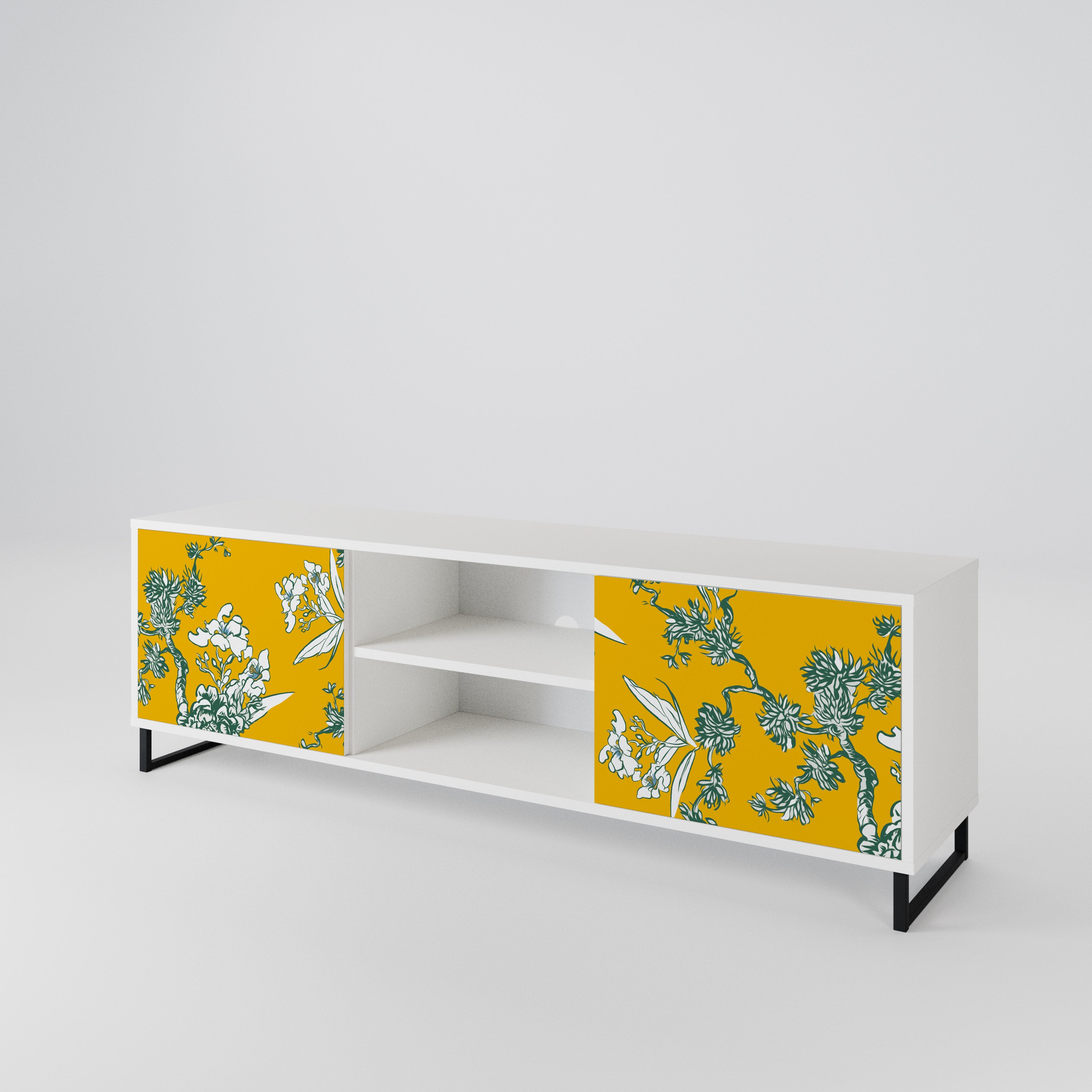 YELLOW CHINOISERIE 2-türiges TV-Lowboard