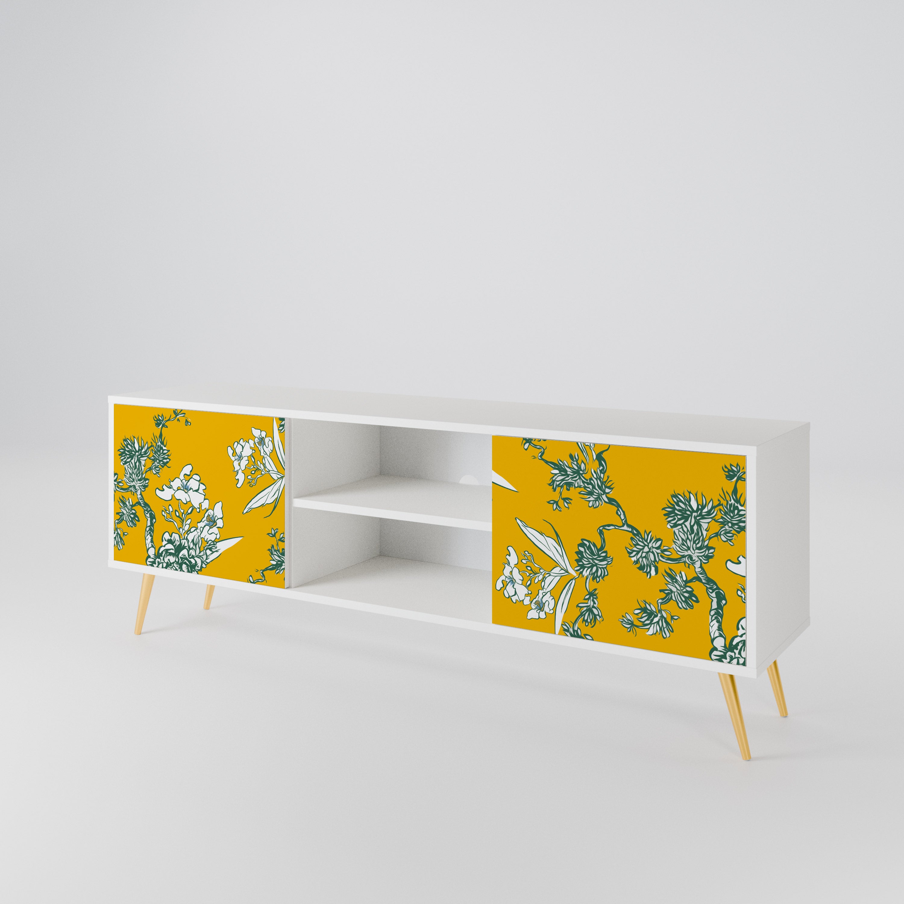 YELLOW CHINOISERIE 2-türiges TV-Lowboard