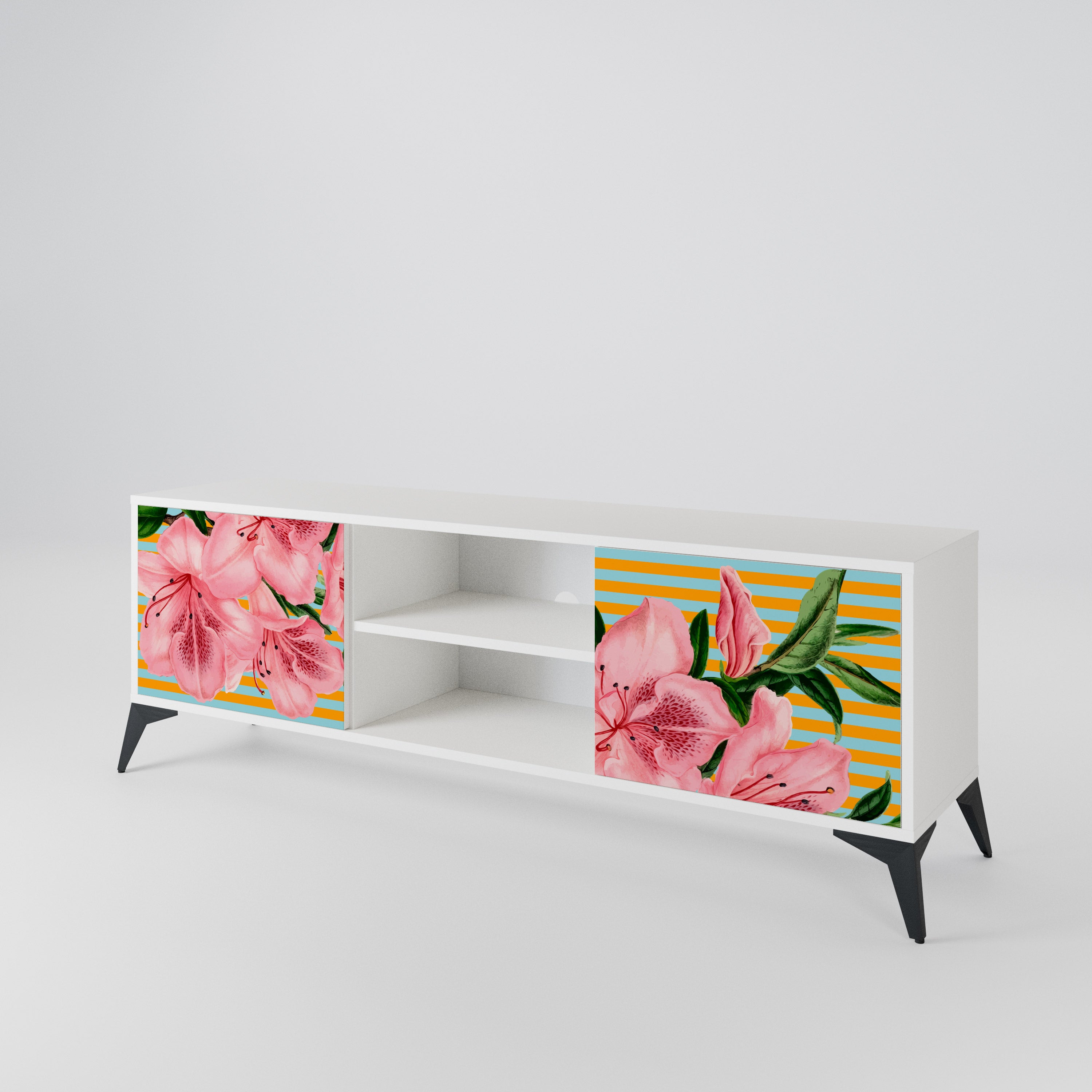 FRAGILE BEAUTY 2-türiges TV-Lowboard