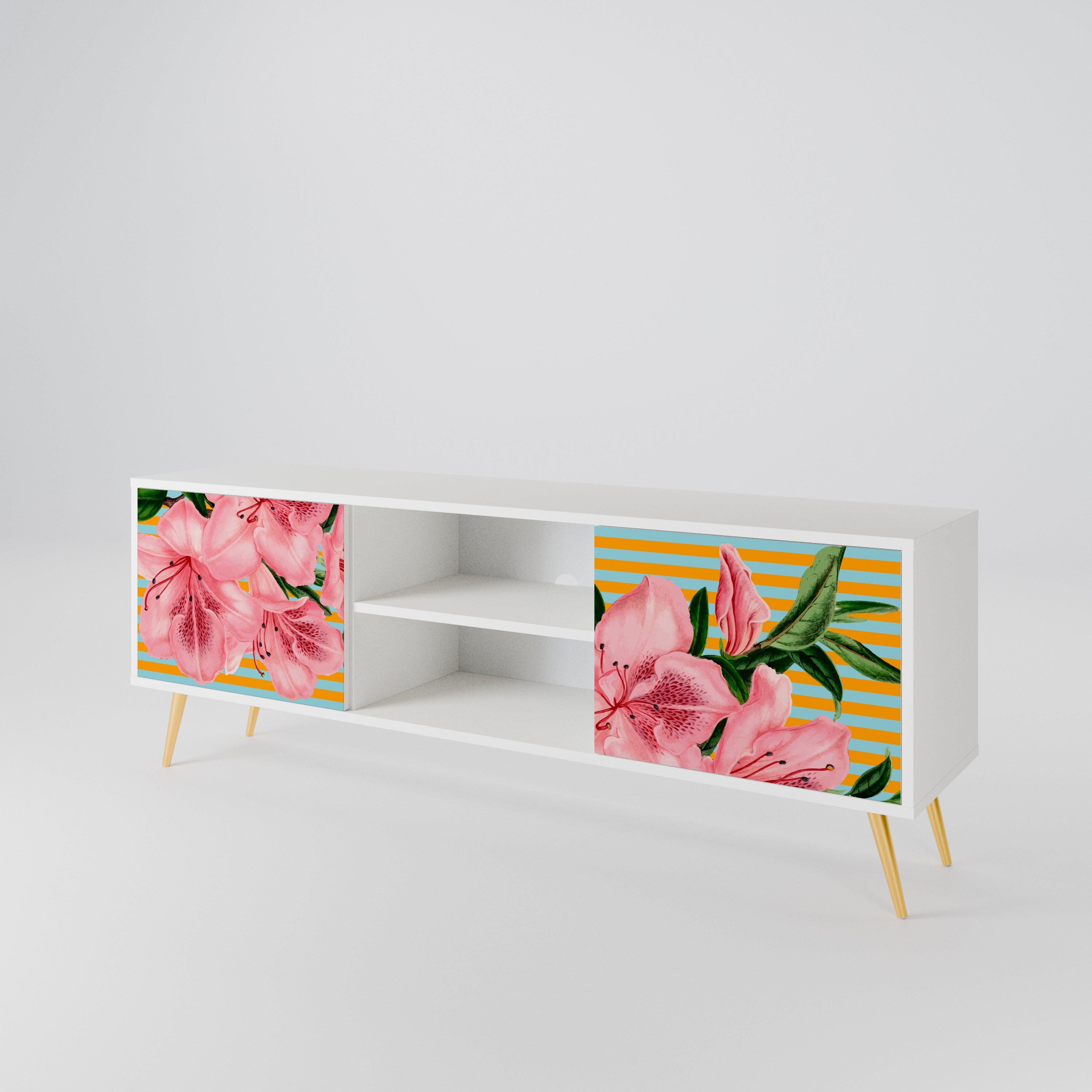FRAGILE BEAUTY 2-türiges TV-Lowboard