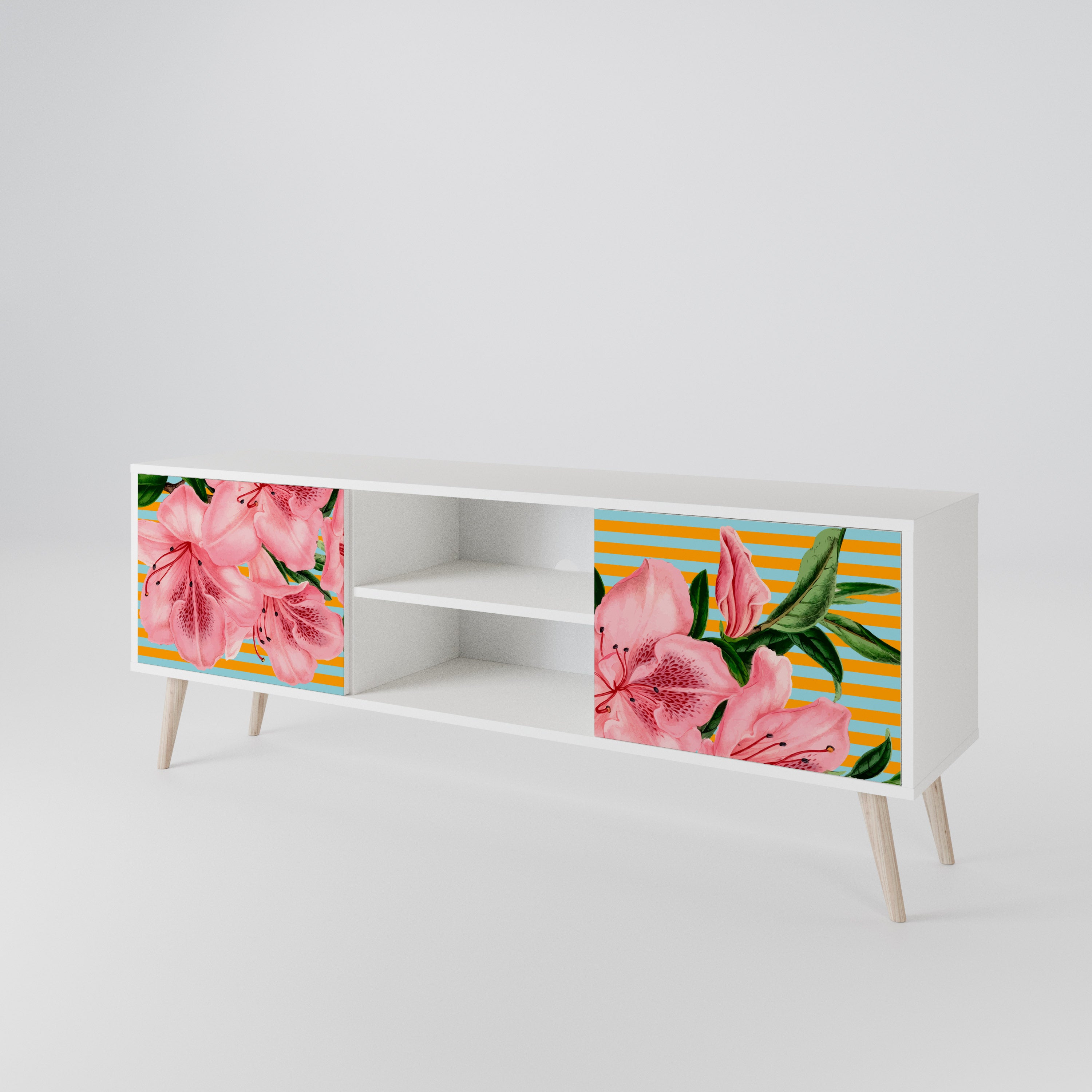 FRAGILE BEAUTY 2-türiges TV-Lowboard