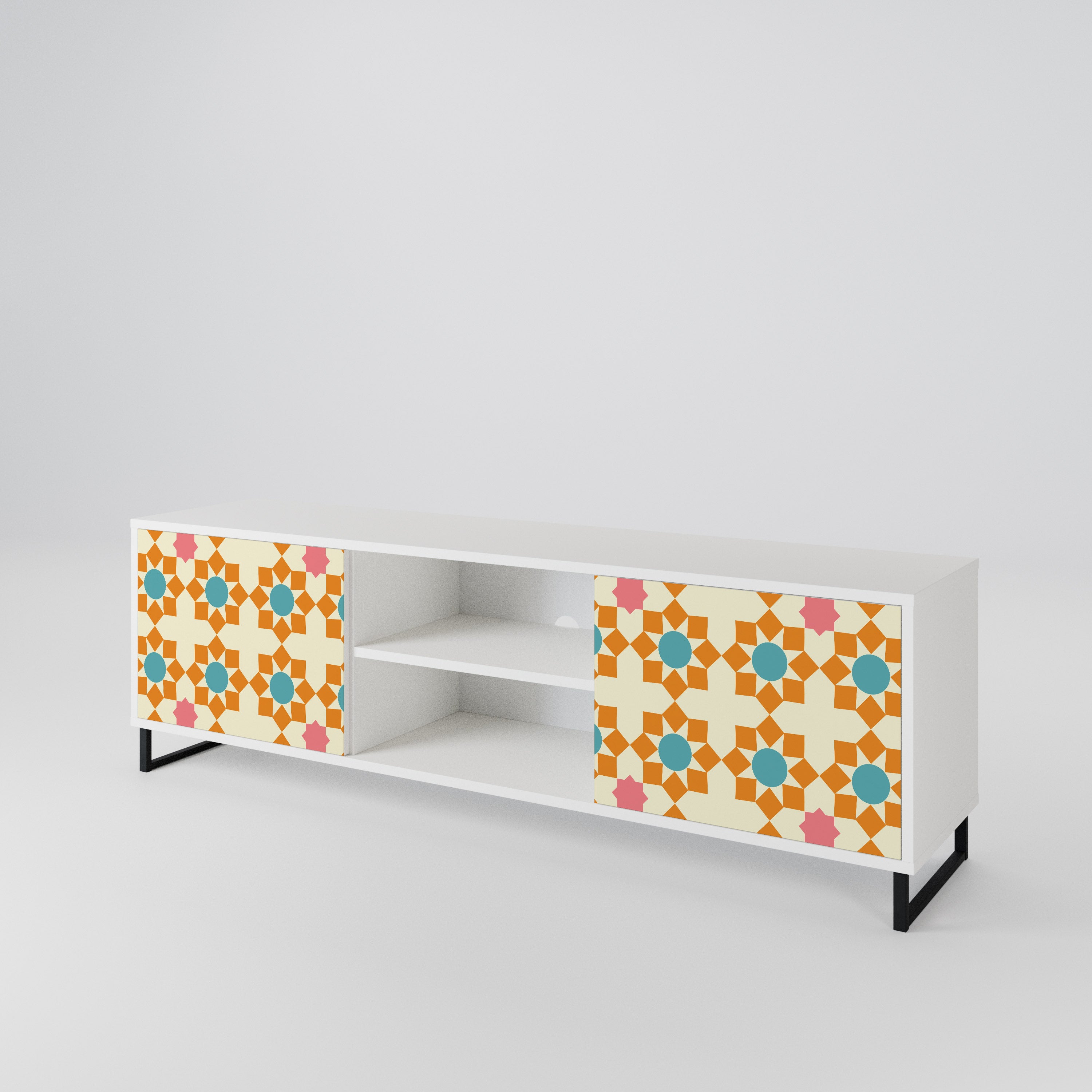 FLORAL DECOR 2-türiges TV-Lowboard