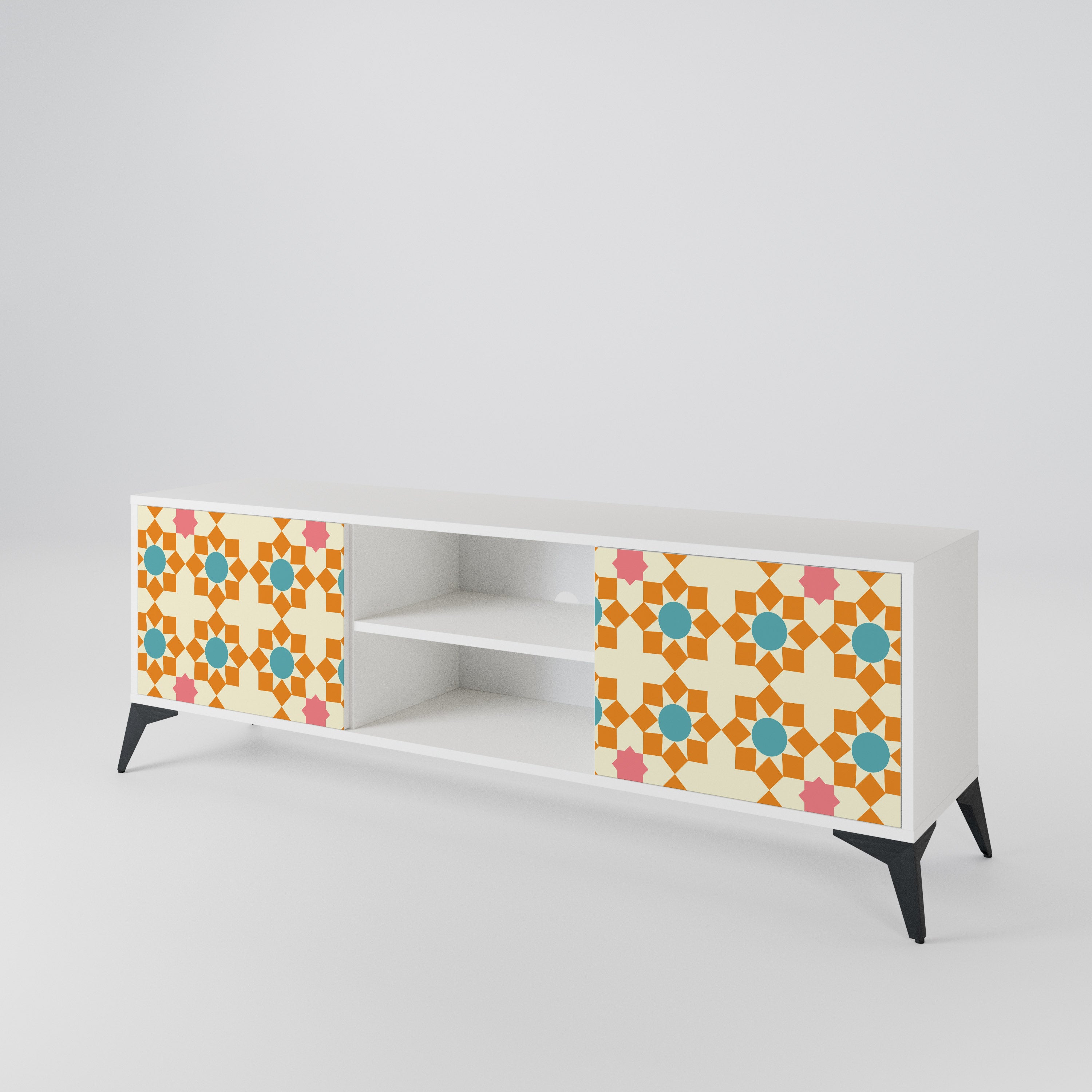 FLORAL DECOR 2-türiges TV-Lowboard