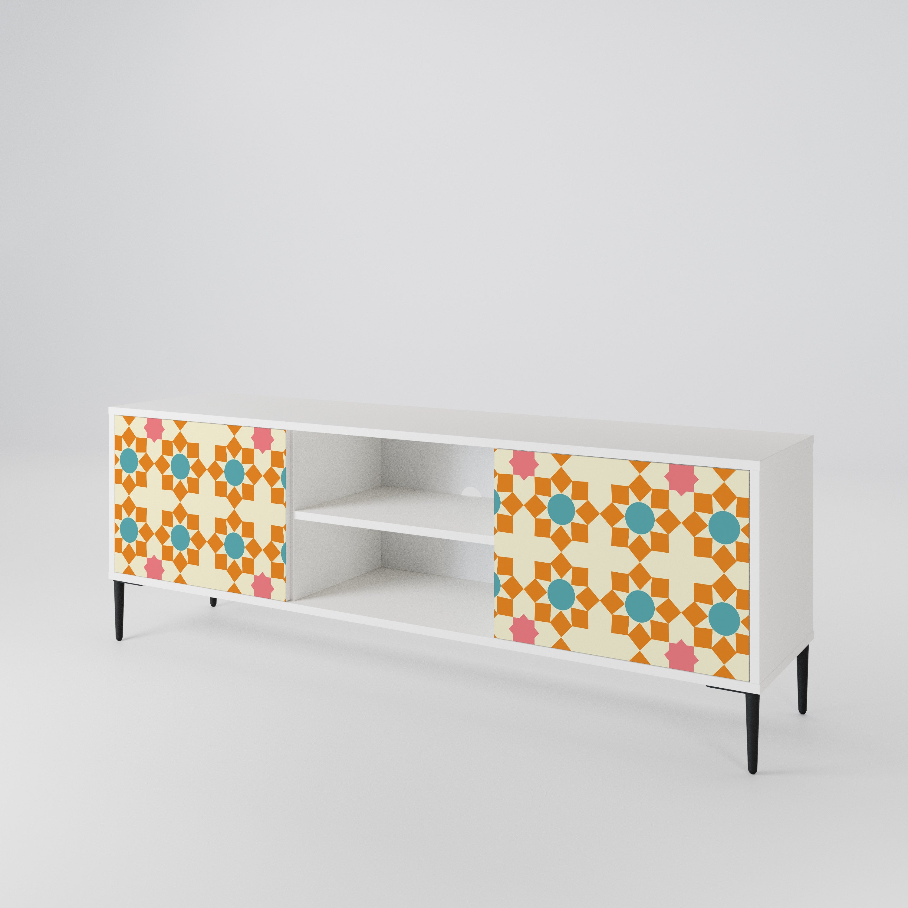 FLORAL DECOR 2-türiges TV-Lowboard