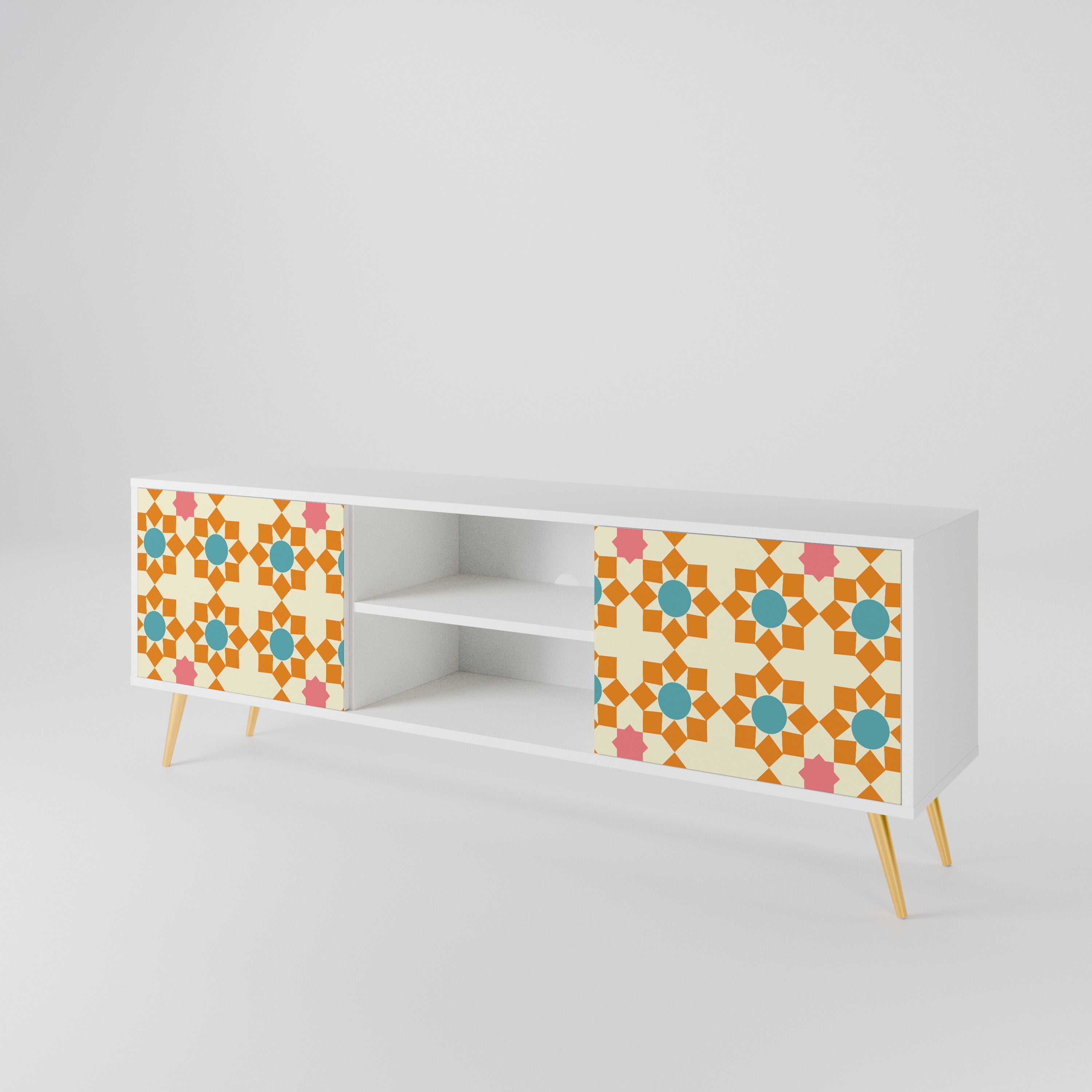 FLORAL DECOR 2-türiges TV-Lowboard