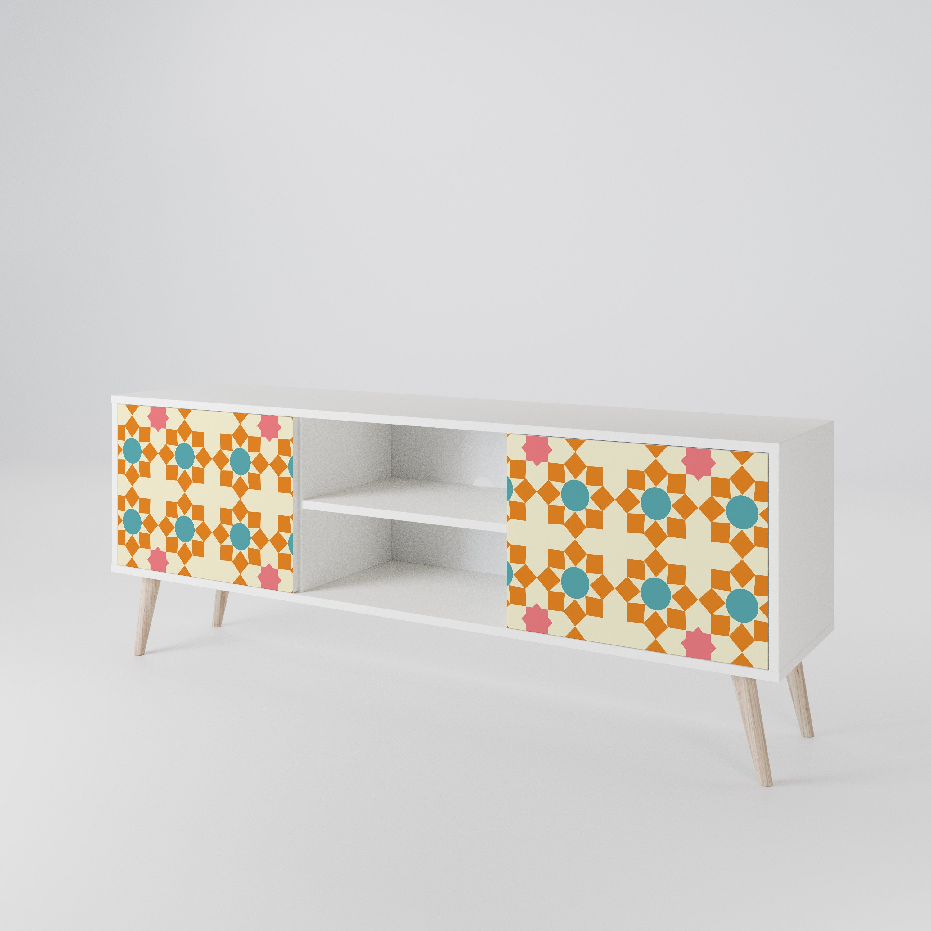 FLORAL DECOR 2-türiges TV-Lowboard