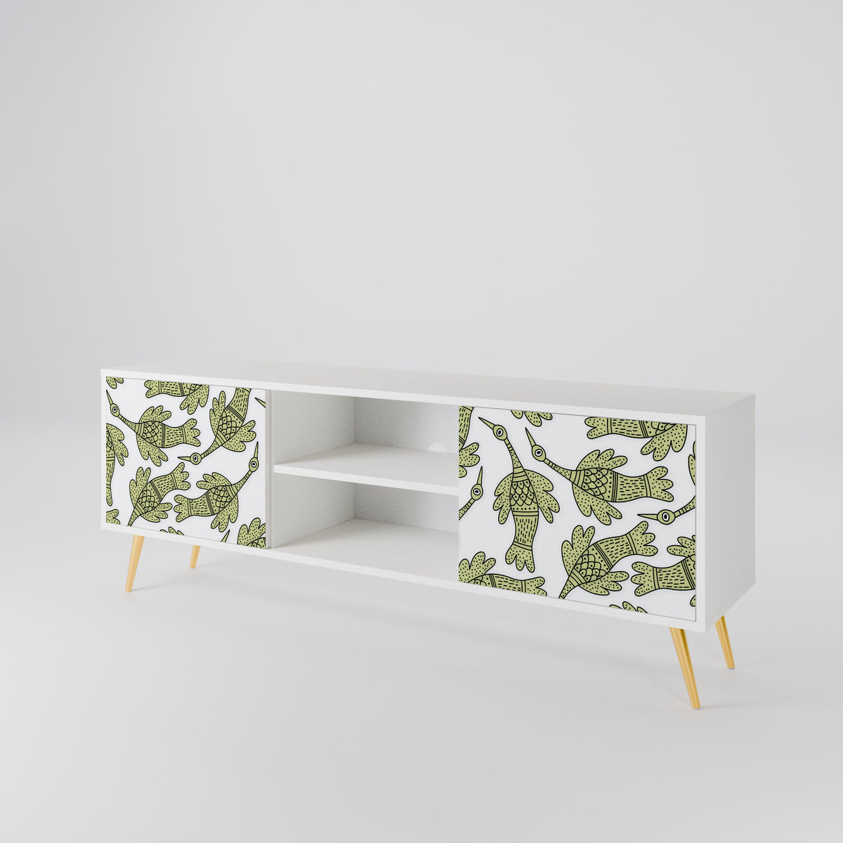 SEEDLING SONGBIRD 2-Door TV Cabinet