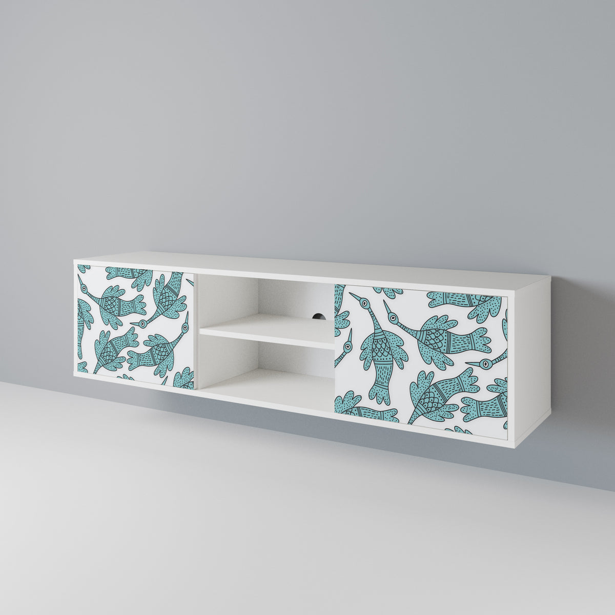 WATERSPOUT SONGIBIRD 2-Door TV Cabinet