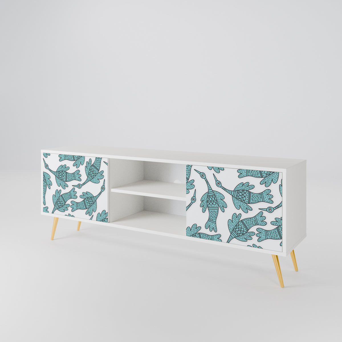 WATERSPOUT SONGIBIRD 2-Door TV Cabinet