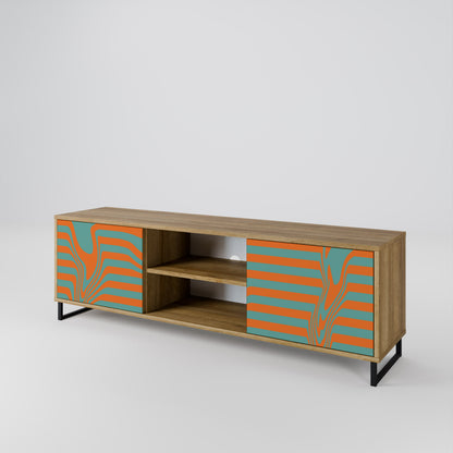 LINE COLLAPSE 2-Door TV Cabinet