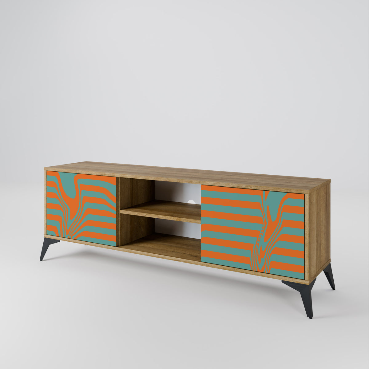 LINE COLLAPSE 2-Door TV Cabinet