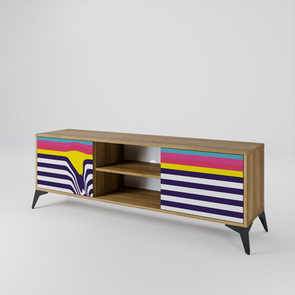 COLORFUL DIVERSION 2-türiges TV-Lowboard