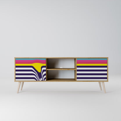 COLORFUL DIVERSION 2-türiges TV-Lowboard
