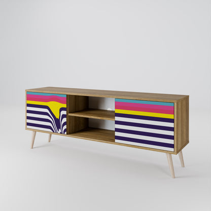 COLORFUL DIVERSION 2-türiges TV-Lowboard