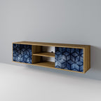 CUBIC MIST TV-Lowboard mit 2 Türen in Eiche-Optik