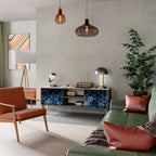 CUBIC MIST TV-Lowboard mit 2 Türen in Eiche-Optik