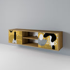 SHAPESHIFT SYMPHONY TV-Lowboard mit 2 Türen in Eiche-Optik