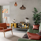 SHAPESHIFT SYMPHONY TV-Lowboard mit 2 Türen in Eiche-Optik