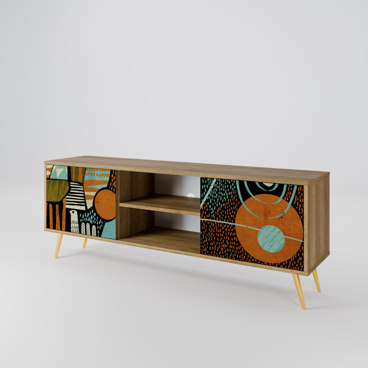 GEODE GLIMMER 2-türiges TV-Lowboard