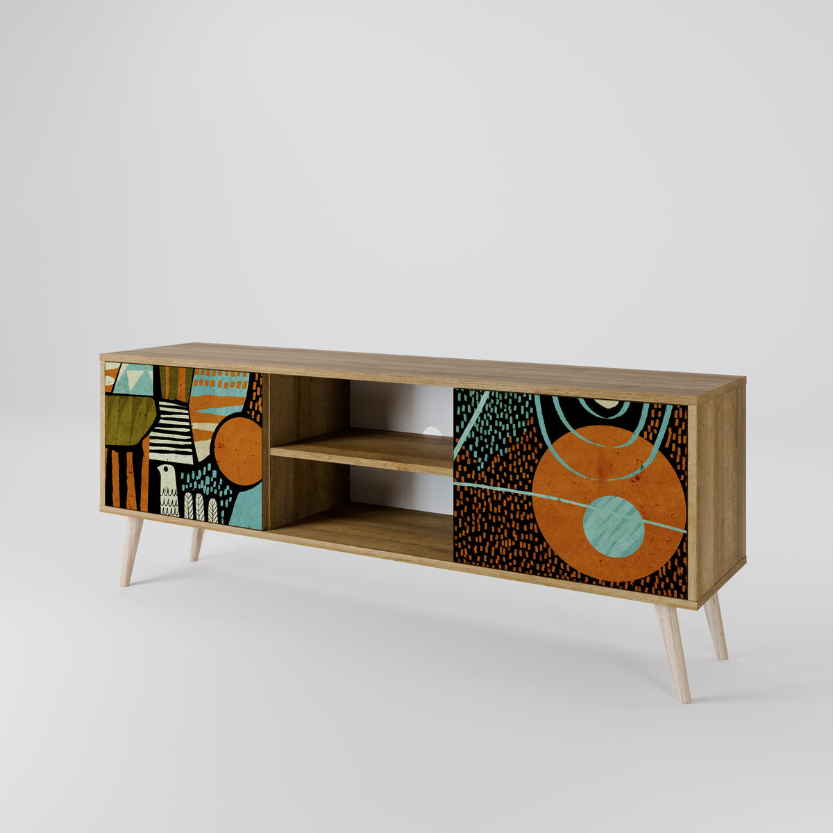 GEODE GLIMMER 2-türiges TV-Lowboard