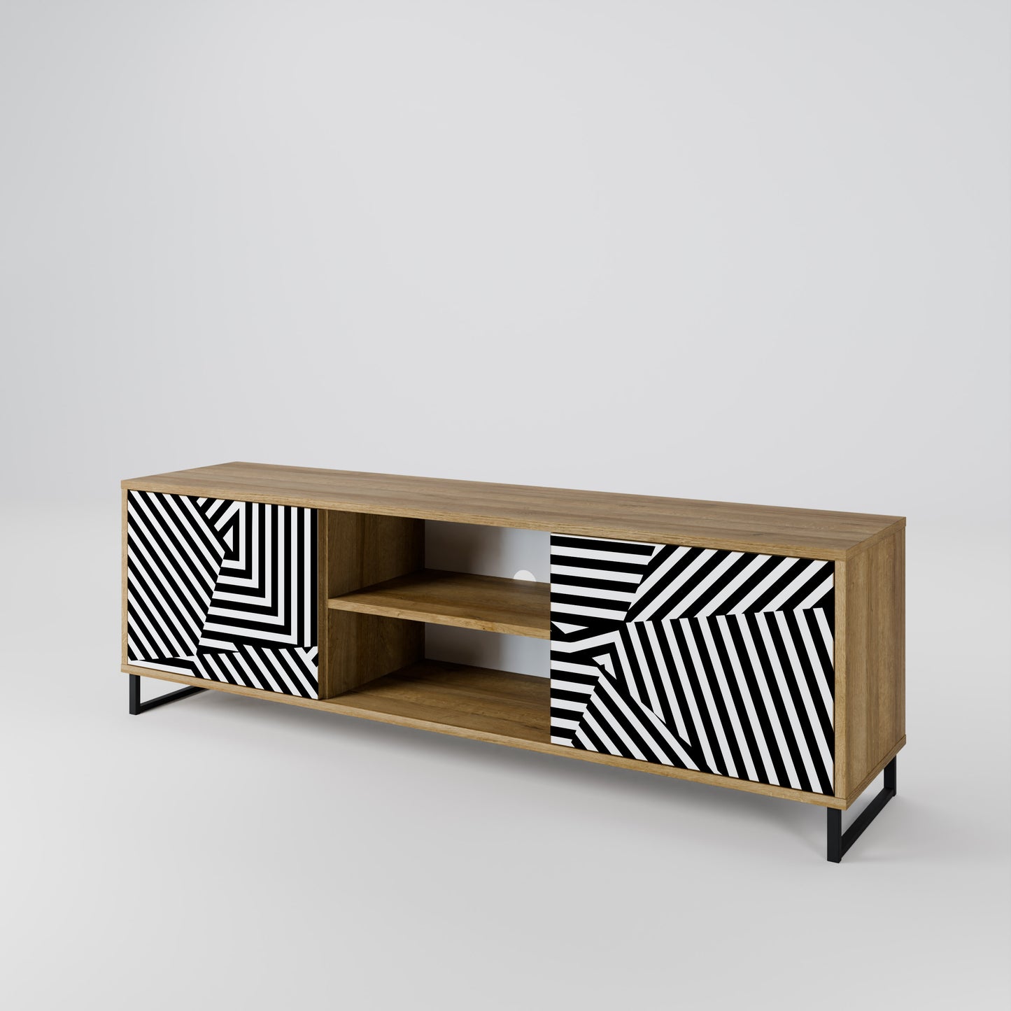 ILLUSIONARY LATTICE 2-türiges TV-Lowboard