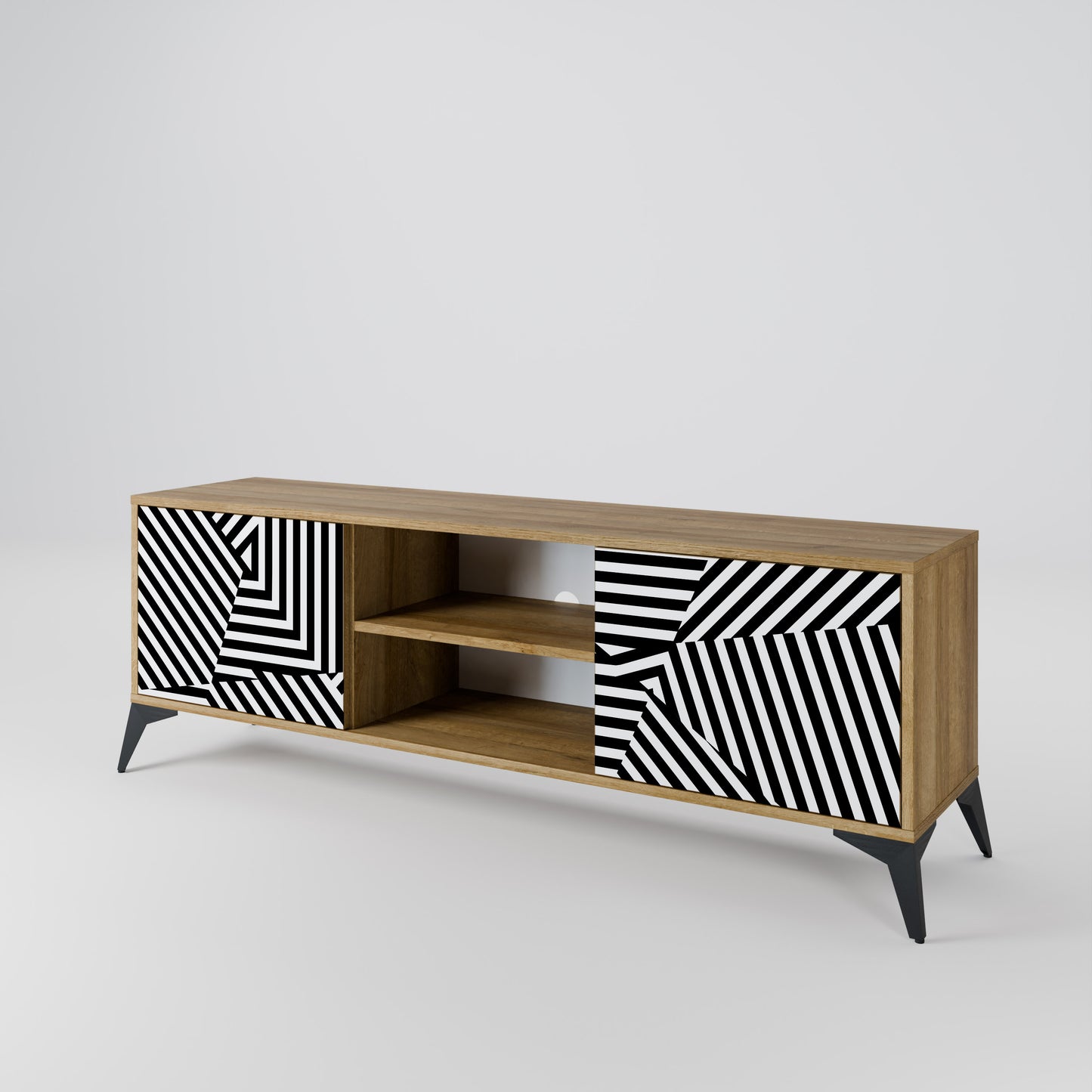ILLUSIONARY LATTICE 2-türiges TV-Lowboard