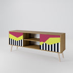 PIANO FANTASY TV-Lowboard mit 2 Türen in Eiche-Optik