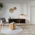 LUMINOUS SNARE TV-Lowboard mit 2 Türen in Eiche-Optik