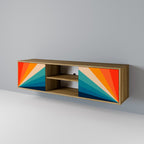 PRISM CONCUSSION TV-Lowboard mit 2 Türen in Eiche-Optik