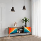 PRISM CONCUSSION TV-Lowboard mit 2 Türen in Eiche-Optik