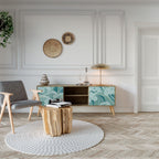 ASIAN SWAY TV-Lowboard mit 2 Türen in Eiche-Optik