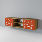 COURAGE MOLD 2-Door TV Stand in Oak Effect