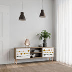 VIVID TONE 2-Door TV Stand in Oak Effect